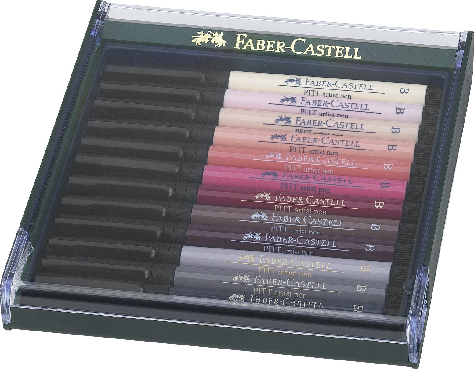 CUTIE 12 CULORI PITT ARTIST PEN TONURILE PIELII FABER-CASTELL CUTIE 12 CULORI PITT ARTIST PEN TONURILE PIELII FABER-CASTELL